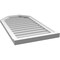 Ekena Millwork Octagonal Top Surface Mount PVC Gable Vent w/ 2"W x 2"P Brickmould Sill Frame, 20"W x 36"H GVPOT20X3603SN - alternate 2